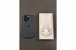 iPhone 15 Pro 128 GB Blue Titanium – Újszerű, hibátlan állapot!