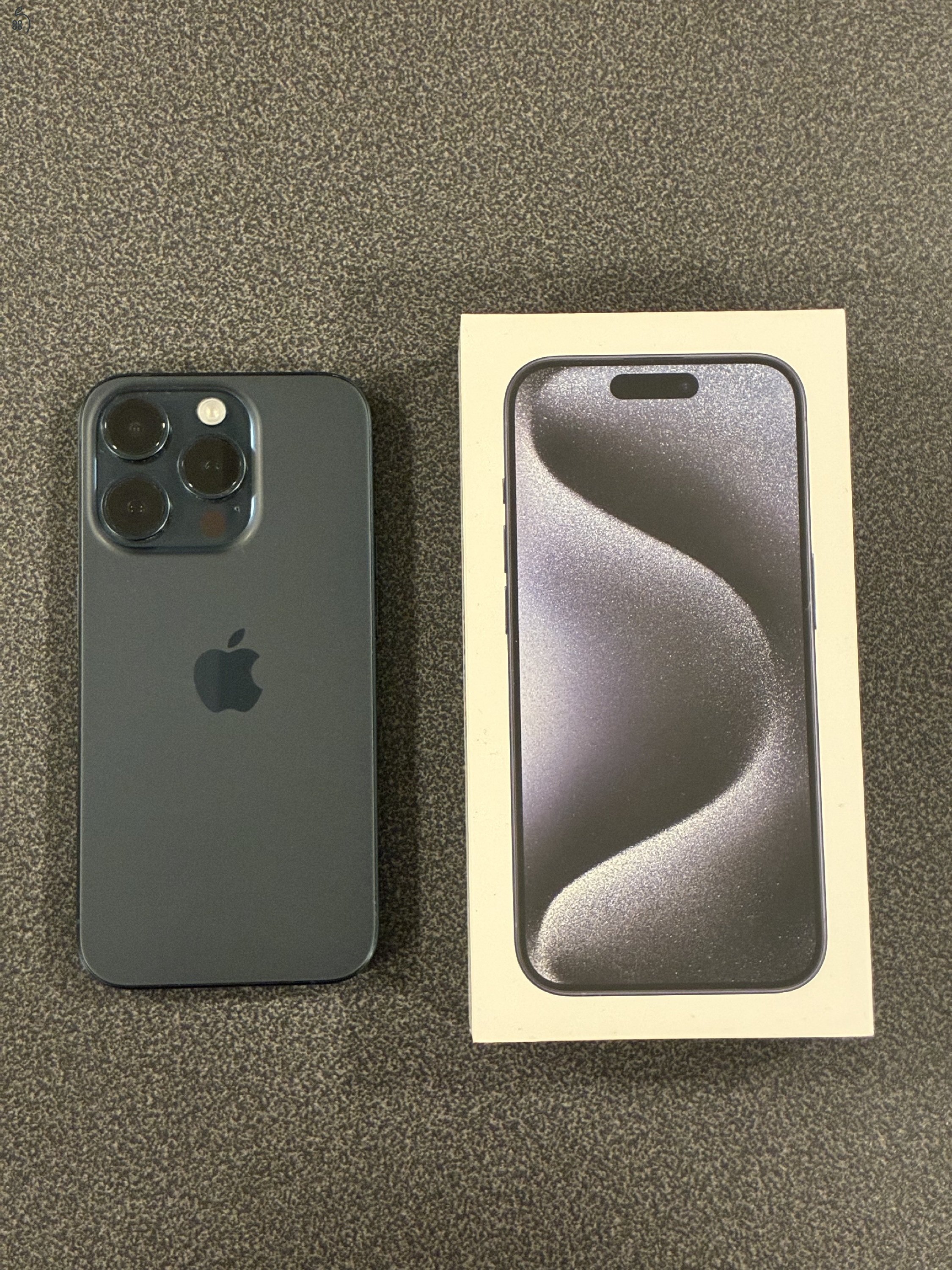 iPhone 15 Pro 128 GB Blue Titanium – Újszerű, hibátlan állapot!