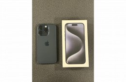 iPhone 15 Pro 128 GB Blue Titanium – Újszerű, hibátlan állapot!