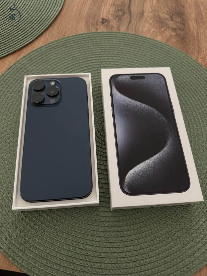 Apple Iphone 15 Pro Max 512 Gb, Blue Titanium, 2026.09.hóig garancia