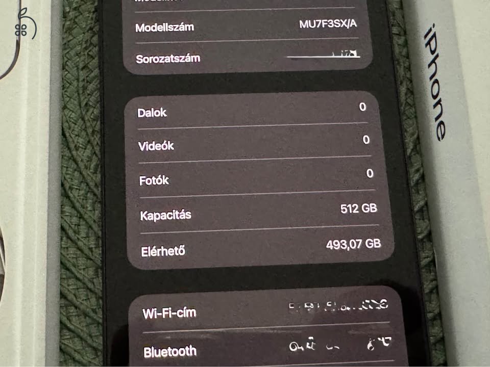 Apple Iphone 15 Pro Max 512 Gb, Blue Titanium, 2026.09.hóig garancia