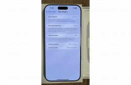 iPhone 16 Pro Max – 512 GB – White Titanium – 100% Akku – Kártyafüggetlen – Hibátlan + 3 MagSafe tok
