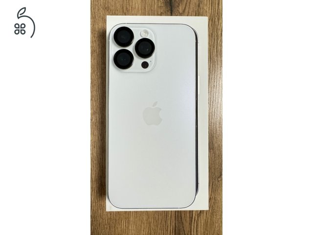 iPhone 16 Pro Max – 512 GB – White Titanium – 100% Akku – Kártyafüggetlen – Hibátlan + 3 MagSafe tok