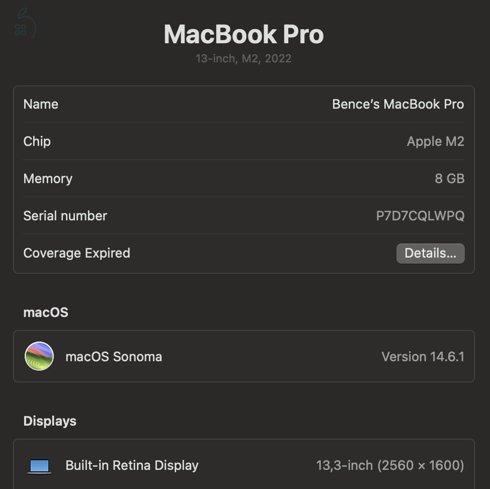 Macbook Pro Retina M2 13