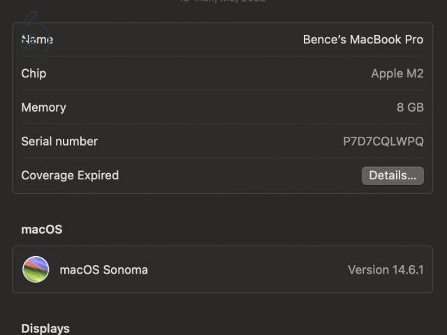 Macbook Pro Retina M2 13
