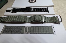 Apple Watch ultra 1 gyári és titanium szíjjal eladó 