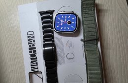 Apple Watch ultra 1 gyári és titanium szíjjal eladó 