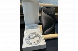 iPhone 15 Pro NATÚR TITÁN - FÜGGETLEN - Karcmentes, hibátlan