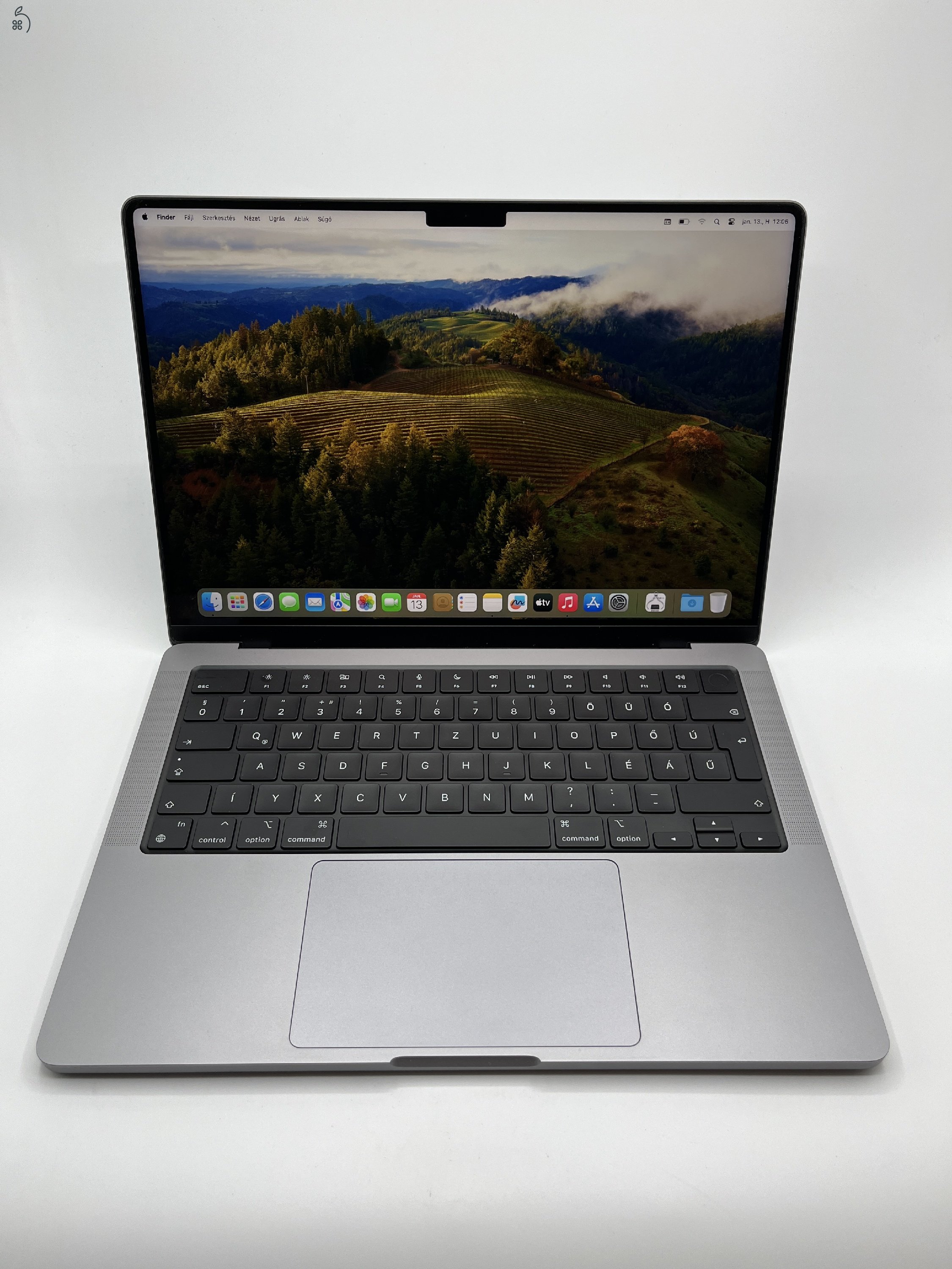  MacBook Pro 14″ 2021, M1 Pro,16 GB RAM, 14 core GPU, 512 GB SSD,  27% Áfás