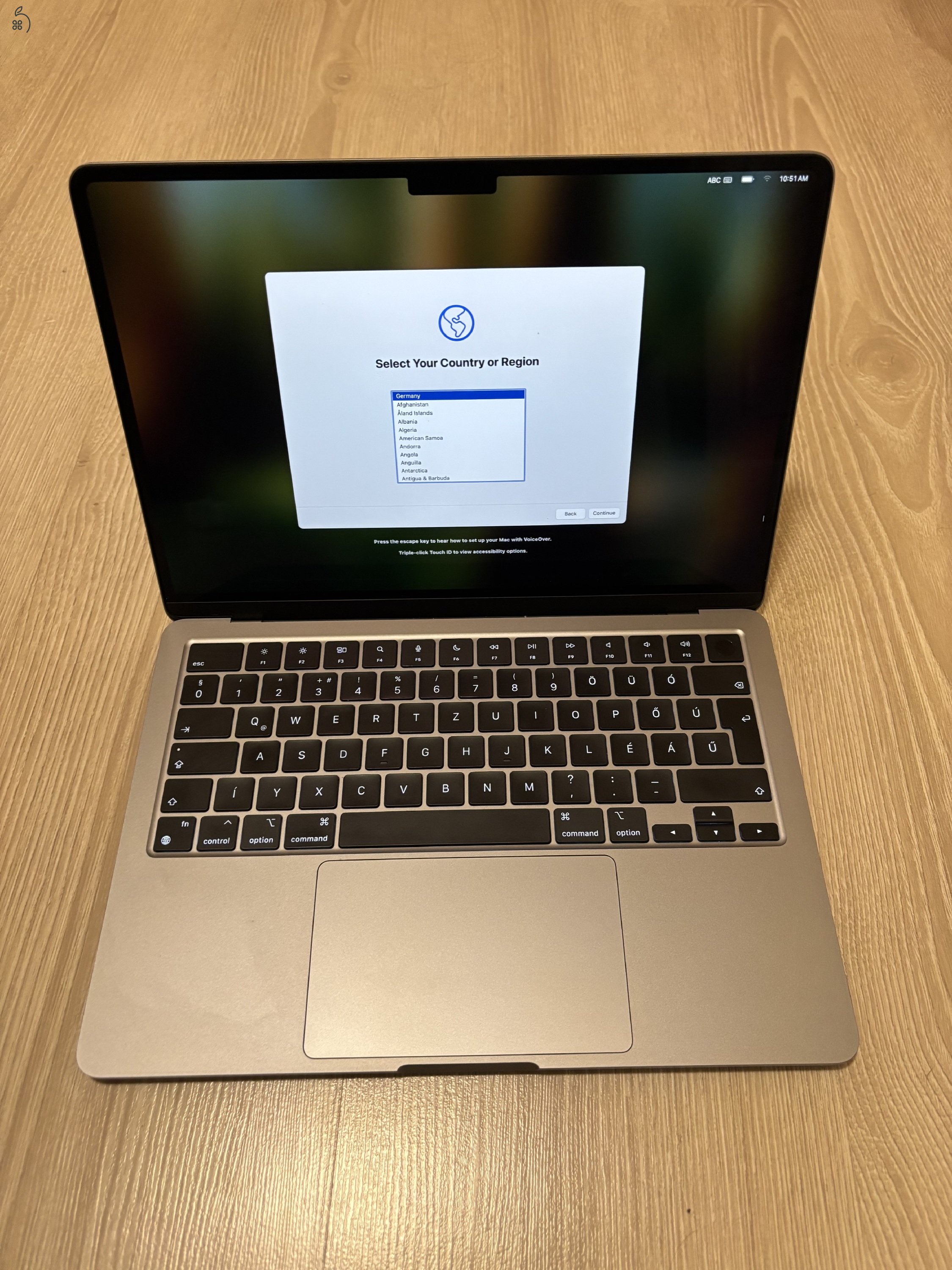 MacBook Air M3 (2024) 16Gb/512GB/HUN Újszerű