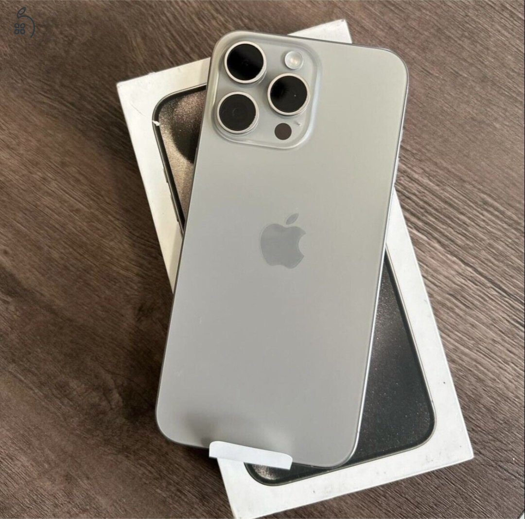 iPhone 15 Pro Max 1TB! Új! Aktiválatlan! Független! Natural Titanium 