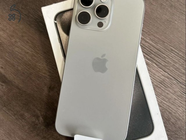 iPhone 15 Pro Max 1TB! Új! Aktiválatlan! Független! Natural Titanium 