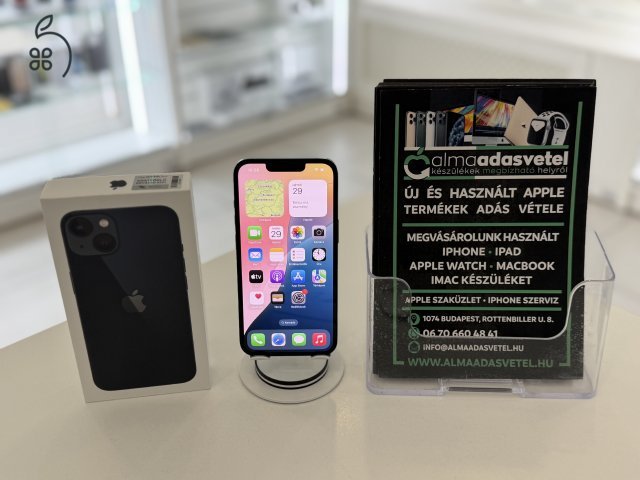 iPhone 13 256GB Független Újszerű/1-3 hónap gar./Akku 100%/p4474
