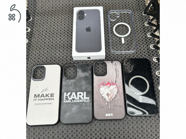 Iphone 16 plus 256 gb Fekete