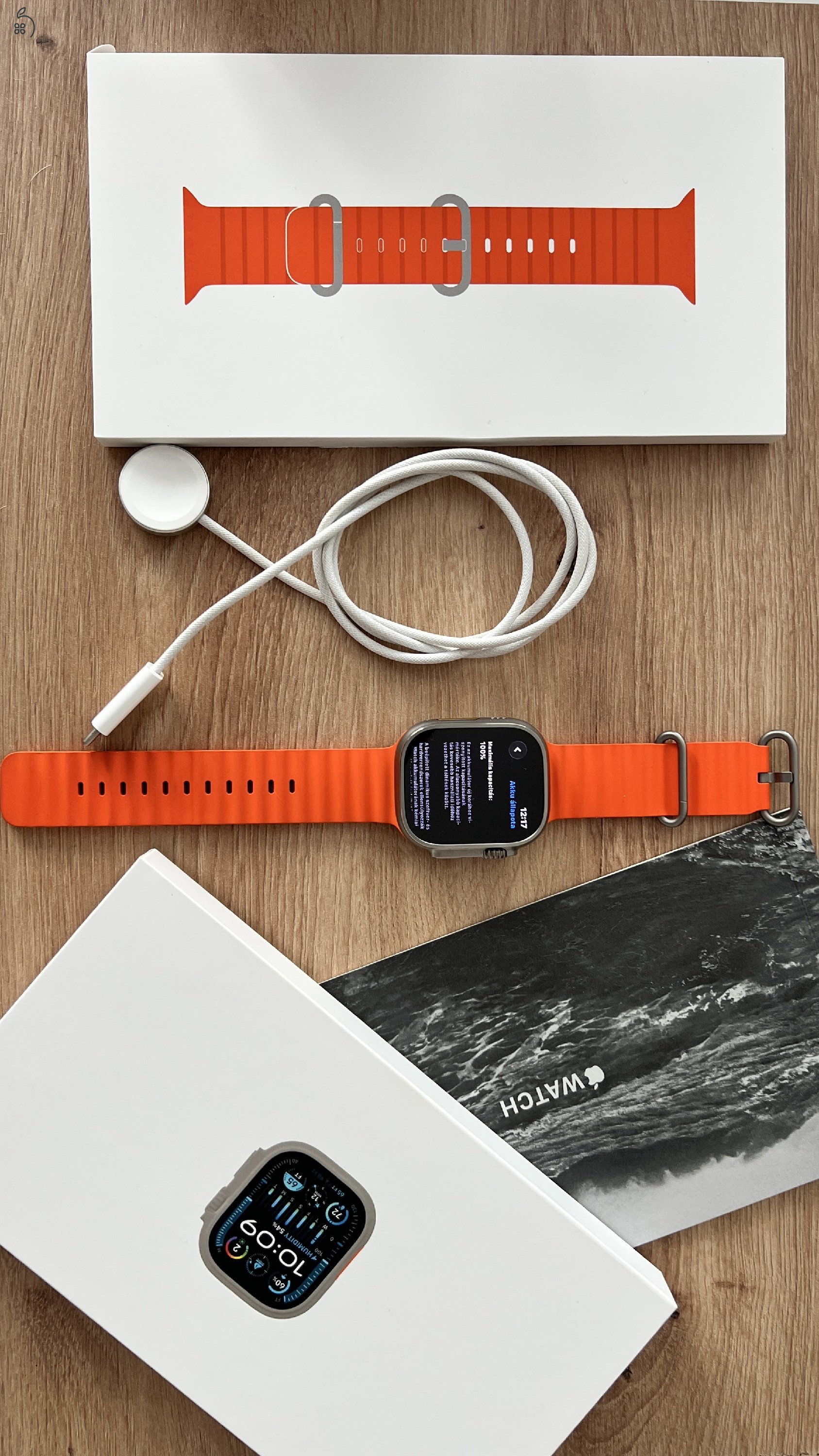 Apple Watch Ultra 2 / 49mm / hibátlan / 100% akksi /