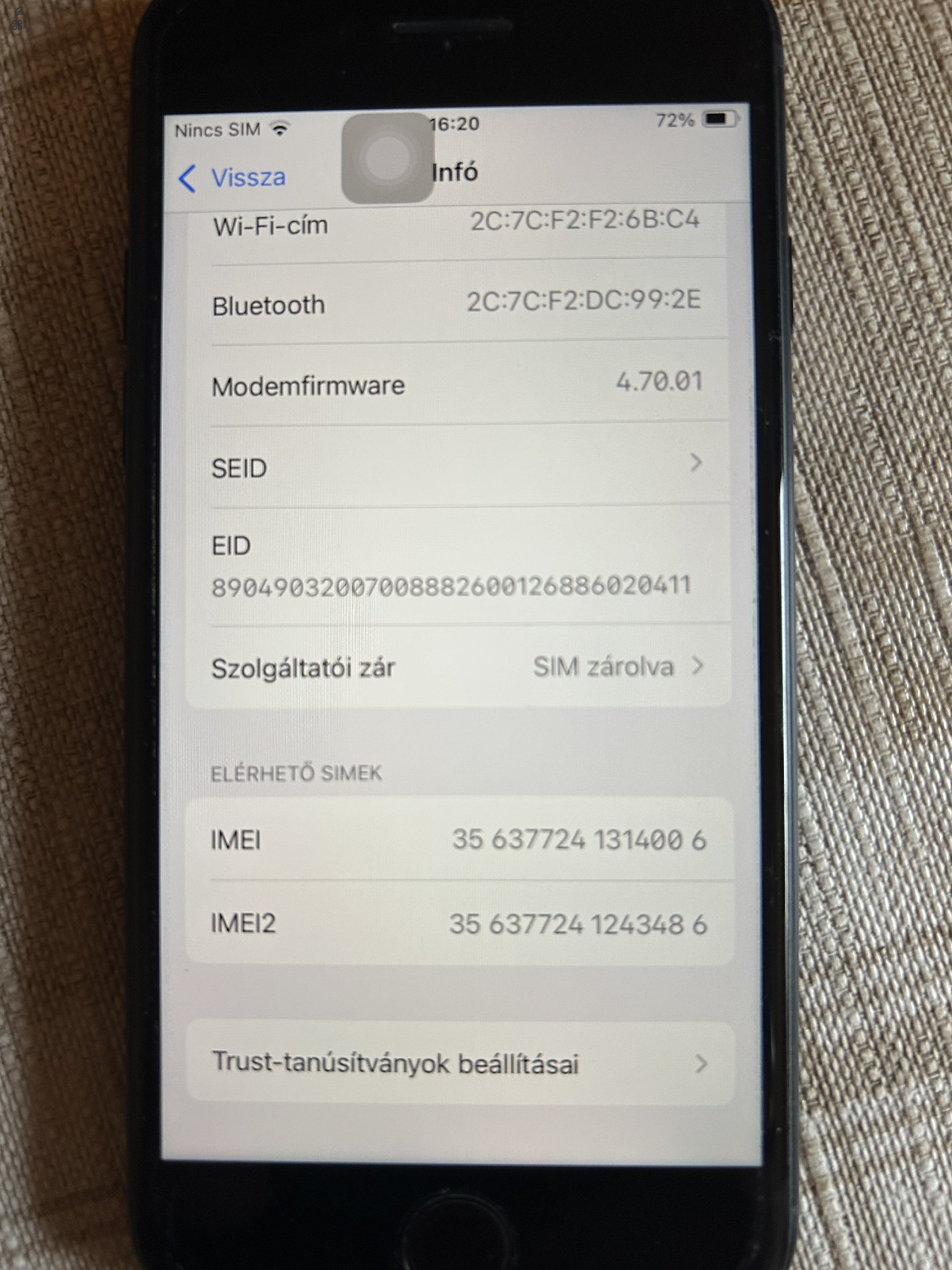 Iphone se 3 gen.