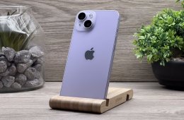 Hibátlan iPhone 14 Purple 128GB 2 ÉV Garanciával Számlával 100% Akksi