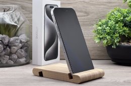 Hibátlan iPhone 15 Pro White Titanium 256GB 2 ÉV Garanciával Számlával 92% Akksi