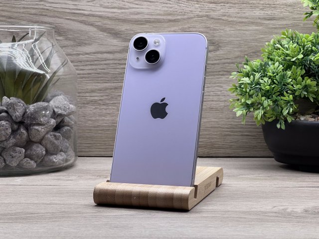 Hibátlan iPhone 14 Purple 128GB 2 ÉV Garanciával Számlával 100% Akksi