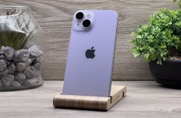 Hibátlan iPhone 14 Purple 128GB 2 ÉV Garanciával Számlával 100% Akksi