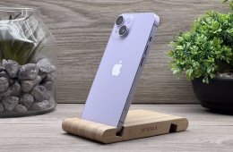 Hibátlan iPhone 14 Purple 256GB 2 ÉV Garanciával Számlával 100% Akksi