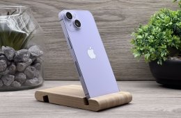 Hibátlan iPhone 14 Purple 256GB 2 ÉV Garanciával Számlával 100% Akksi