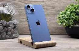 Hibátlan iPhone 14 Blue 256GB 2 ÉV Garanciával Számlával 100% Akksi