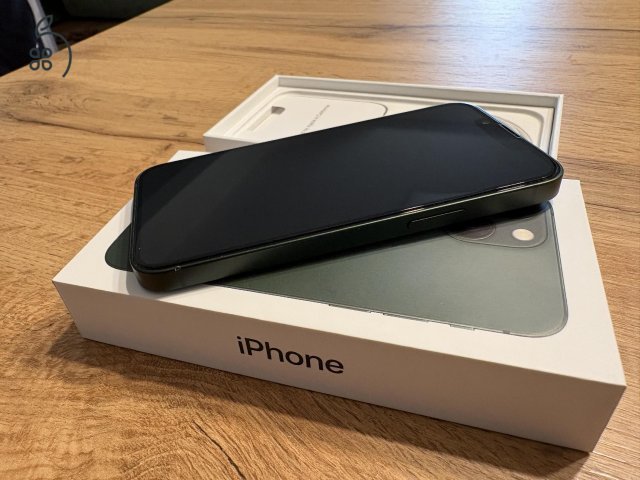 Iphone 13 mini 128GB zöld MINIMÁLIS ESZTÉTIKAI HIBÁKKAL!!!