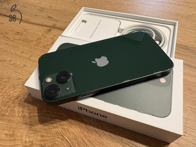 Iphone 13 mini 128GB zöld MINIMÁLIS ESZTÉTIKAI HIBÁKKAL!!!