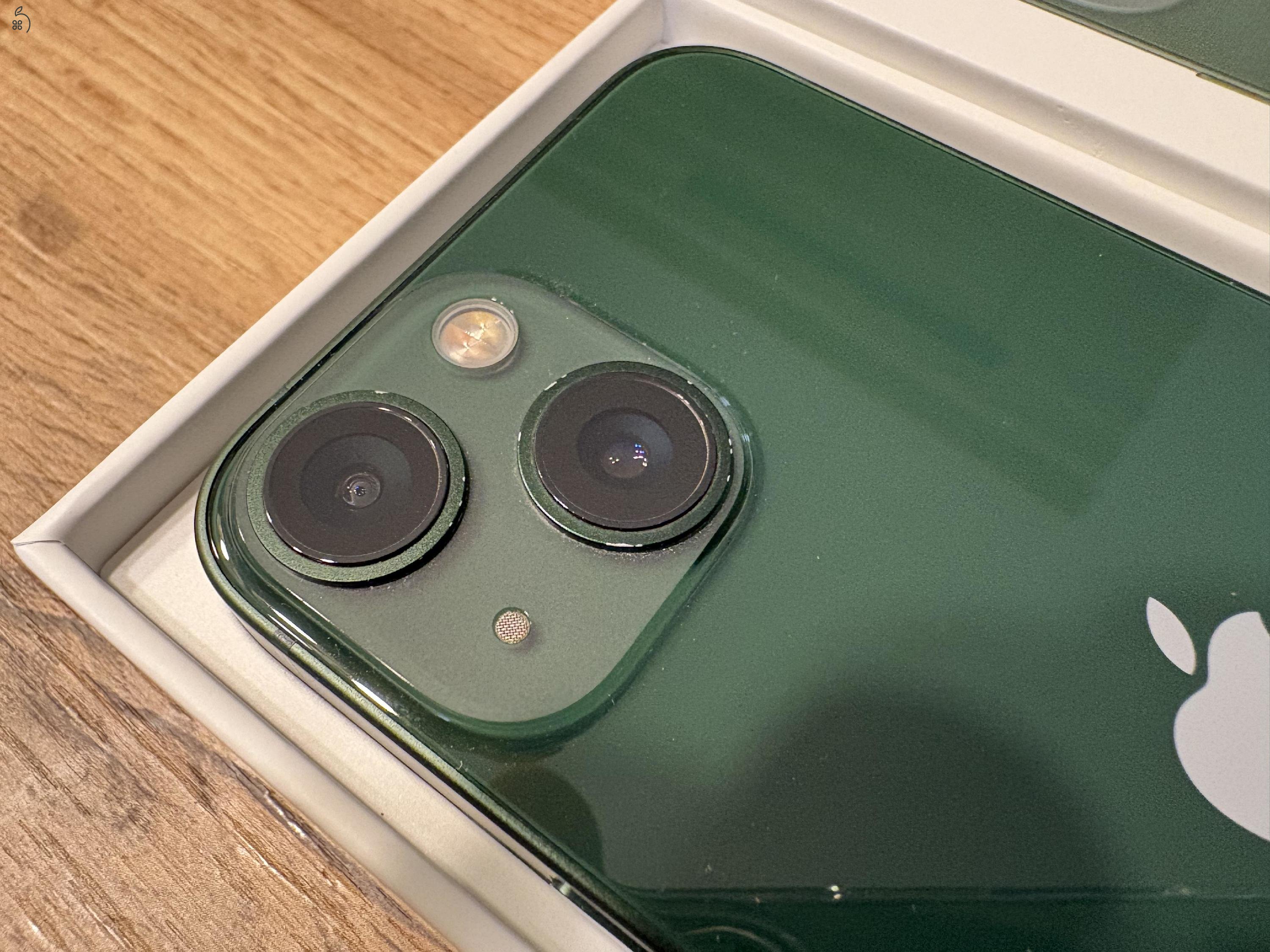 Iphone 13 mini 128GB zöld MINIMÁLIS ESZTÉTIKAI HIBÁKKAL!!!