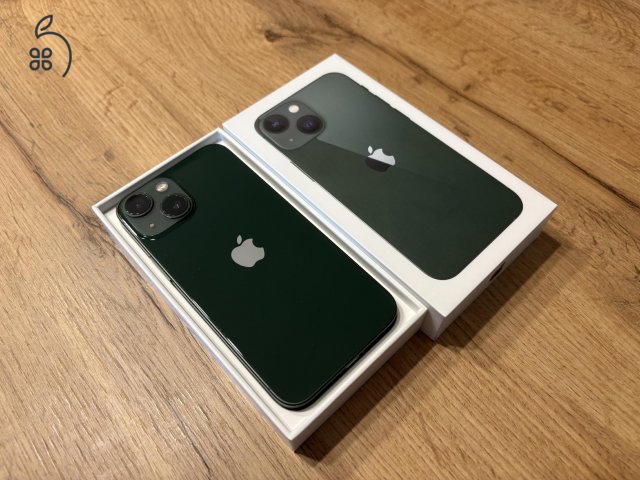 Iphone 13 mini 128GB zöld MINIMÁLIS ESZTÉTIKAI HIBÁKKAL!!!
