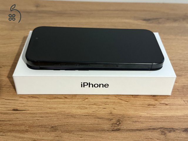 iPhone 16 Pro 256 GB Fekete Titán - Kártyafüggetlen, Garanciával, 94% Akkumulátor