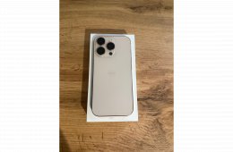 iPhone 16 Pro 256 GB Sivatag Titán - Kártyafüggetlen, Garanciával, 96% Akkumulátor