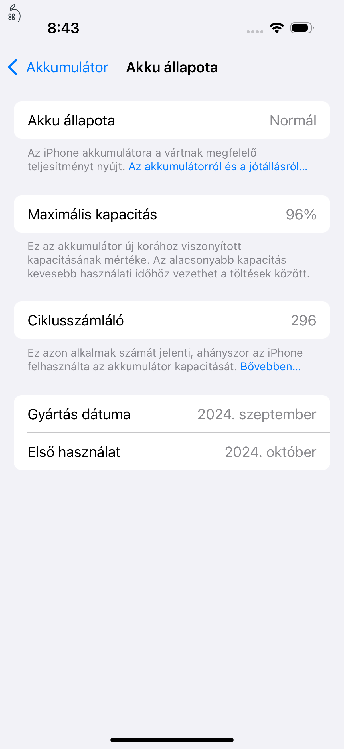 iPhone 16 Pro 256 GB Sivatag Titán - Kártyafüggetlen, Garanciával, 96% Akkumulátor