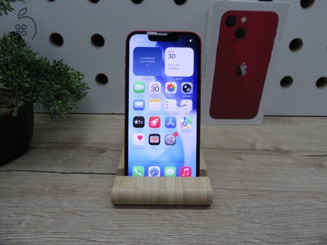 Apple iPhone 13 mini – Red – Kompakt méret, nagy teljesítmény – 256 GB – Használt, szép állapot – 100% akku – Garancia 3 hónap