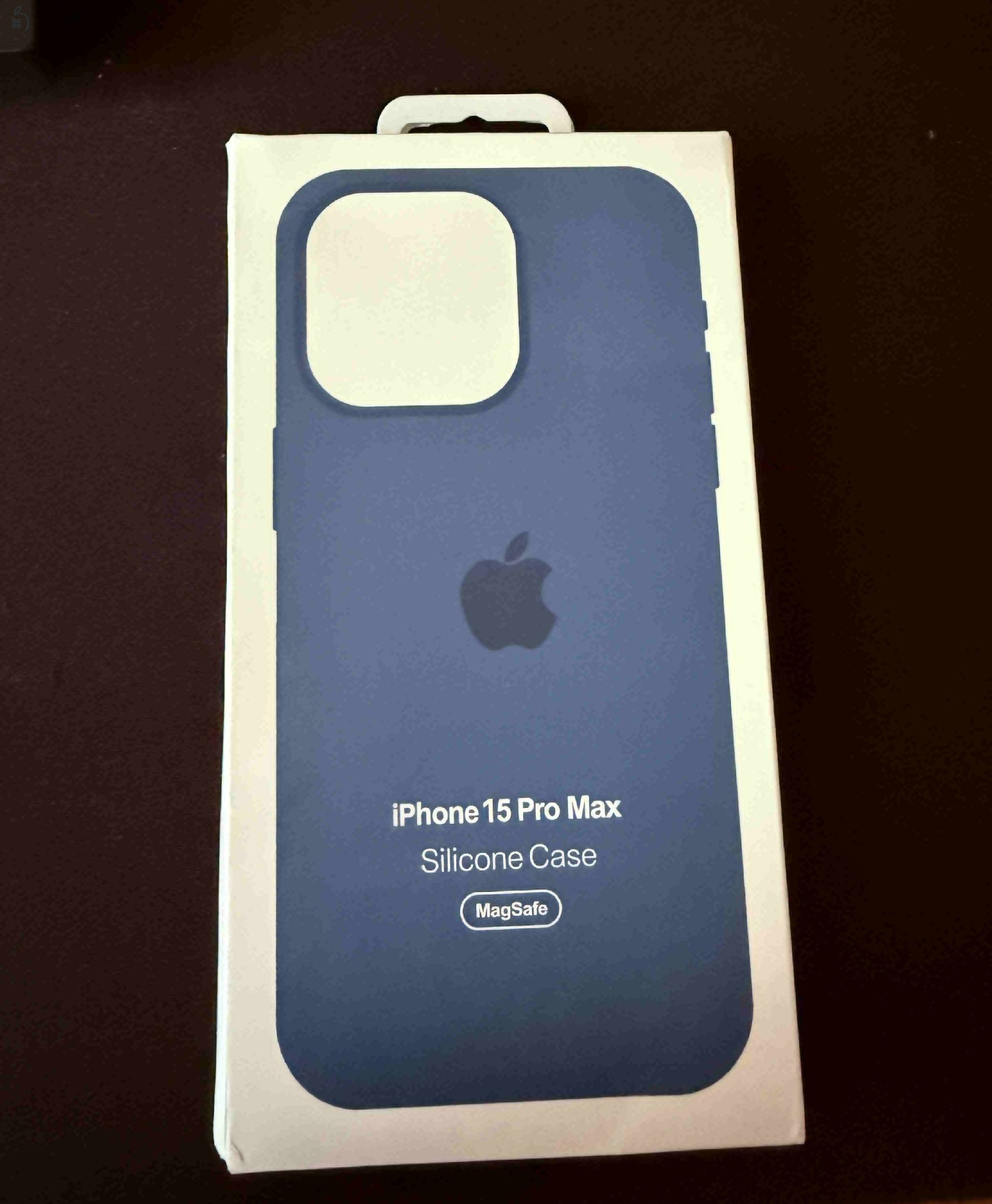 Iphone 15 Pro Max Silicone Case Magsafe Winter Blue MP4C3FE/A