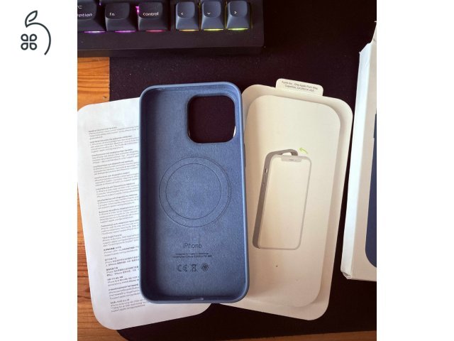 Iphone 15 Pro Max Silicone Case Magsafe Winter Blue MP4C3FE/A