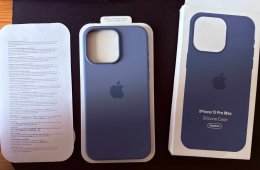Iphone 15 Pro Max Silicone Case Magsafe Winter Blue MP4C3FE/A