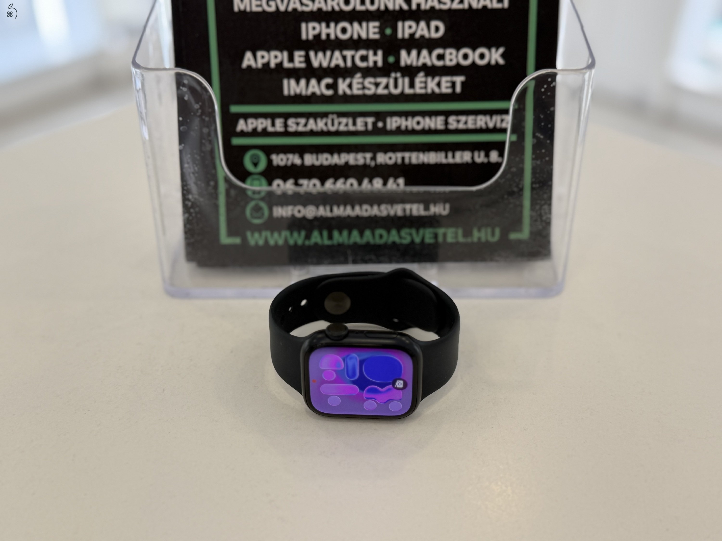 Apple Watch 7 41mm Megkímélt/1-3 hónap gar./Akku 85%/p4478
