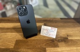 Apple iPhone 15 Pro - 128 GB - Fekete Titán - Független - Akku 100% (142.)