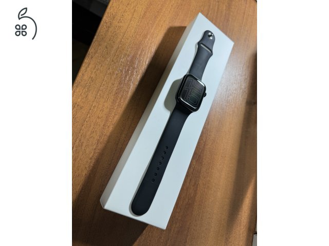 Apple Watch S8 45mm Midnight blue kitűnő + ajándék apple szíj