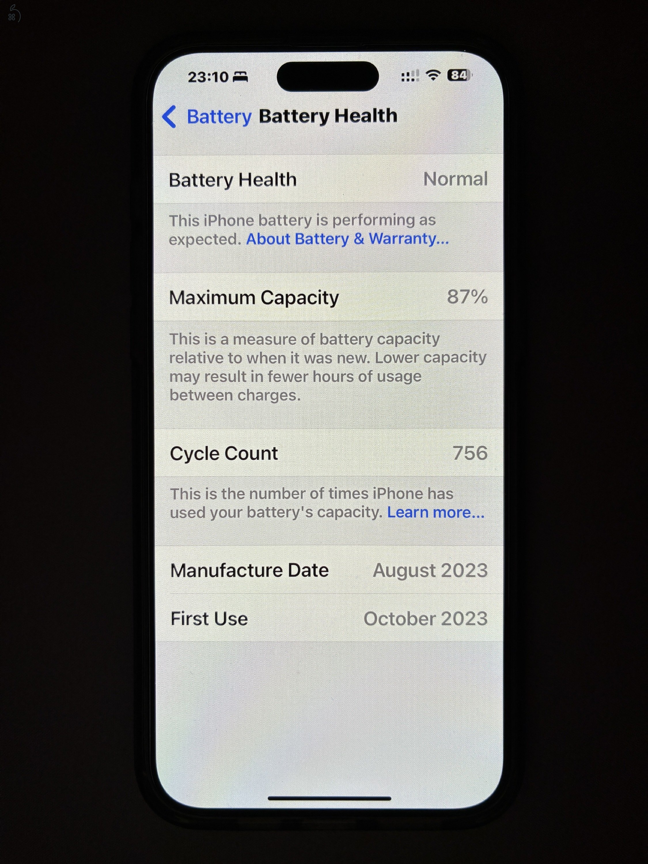 iPhone 15 Pro Max 512GB extrákkal eladó