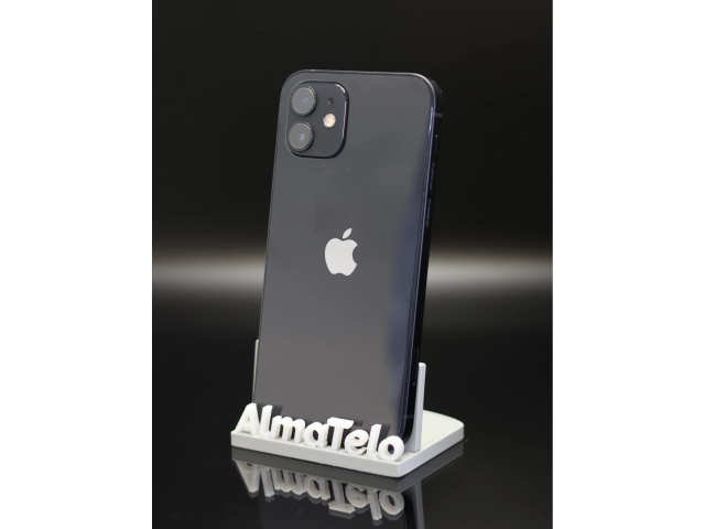 Apple iPhone 12 128 GB Black 100% akku - 12 HÓ GARANCIA