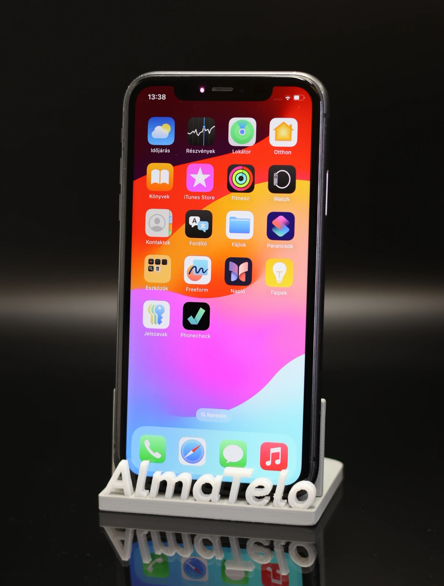 Apple iPhone 11 256 GB Black 100% akku - 12 HÓ GARANCIA