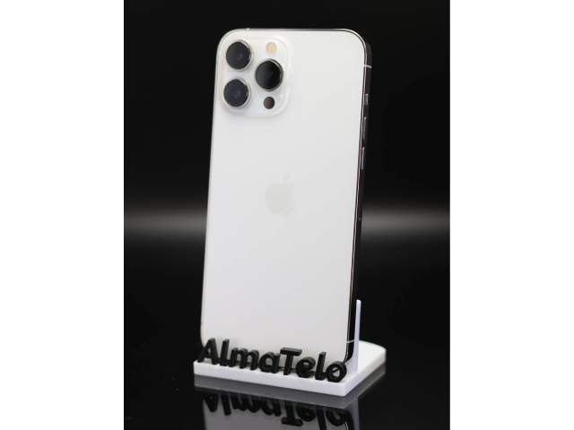 Apple iPhone 13 Pro Max 128 GB Silver 100% akku - 12 HÓ GARANCIA