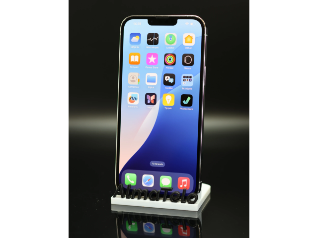 Apple iPhone 13 Pro Max 128 GB Silver 100% akku - 12 HÓ GARANCIA