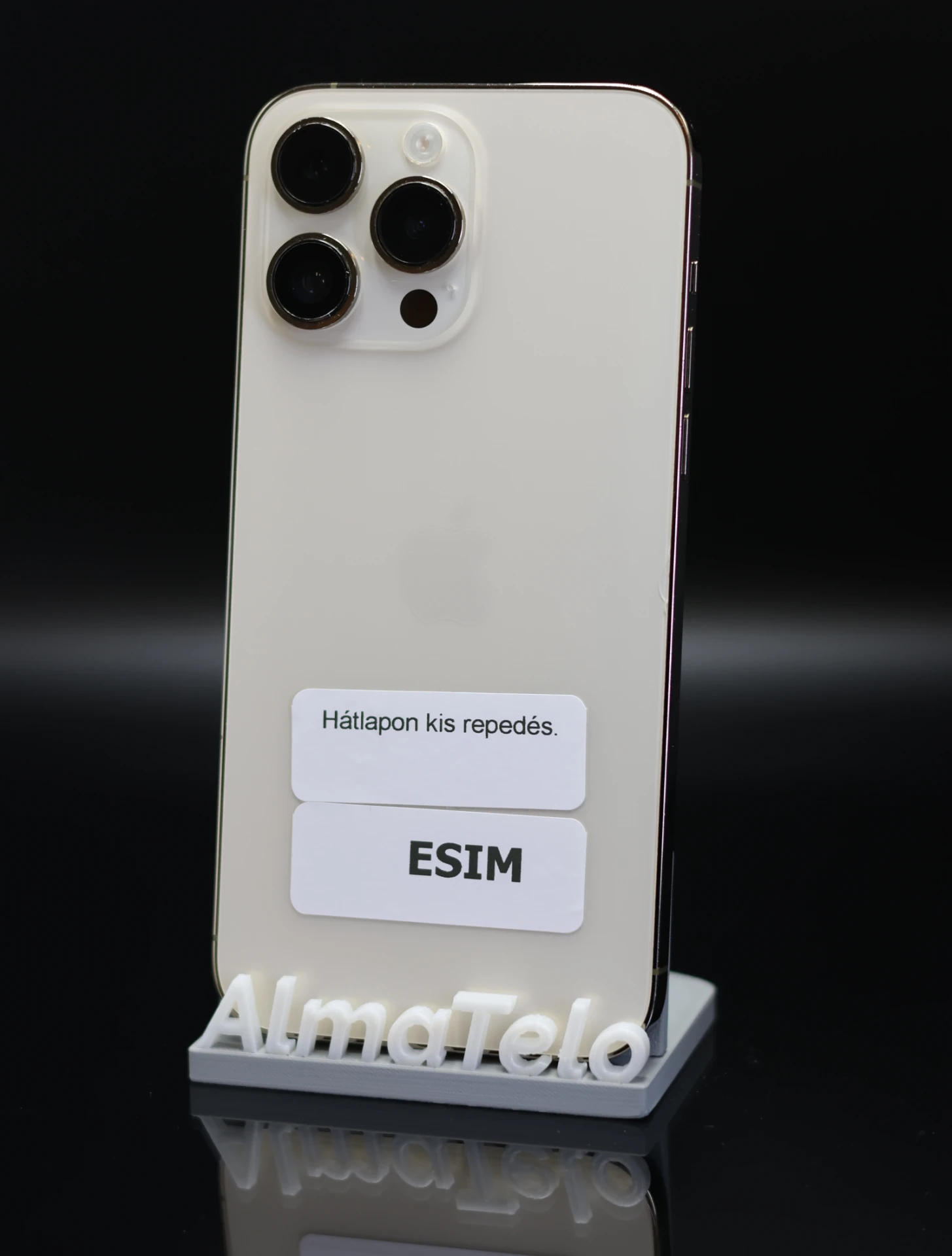 Apple iPhone 14 Pro Max 256 GB Gold 100% akku - 12 HÓ GARANCIA