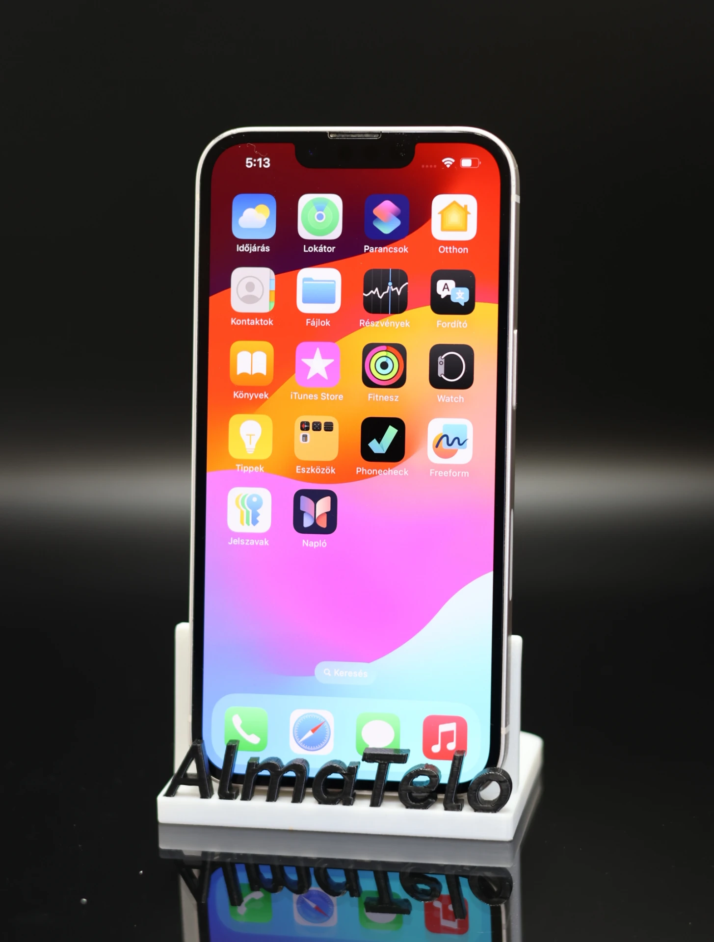 Apple iPhone 13 128 GB Starlight 100% akku - 12 HÓ GARANCIA