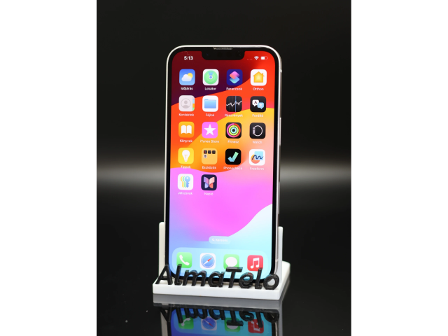 Apple iPhone 13 128 GB Starlight 100% akku - 12 HÓ GARANCIA