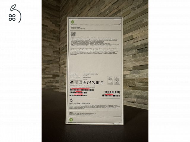 iPhone 17 Pro Max 512GB extrákkal eladó